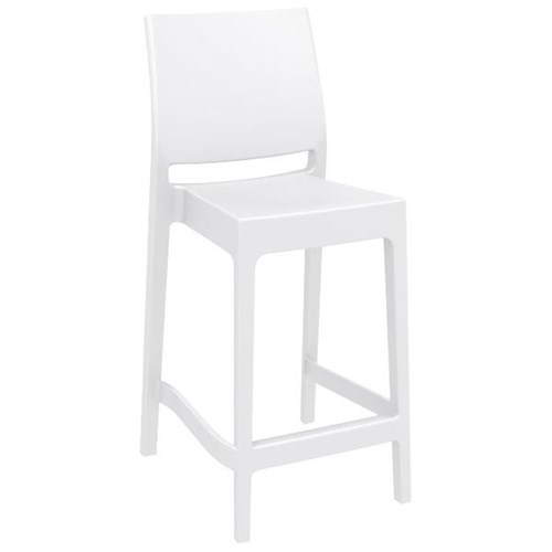 May May Kitchen Stool 650mm White