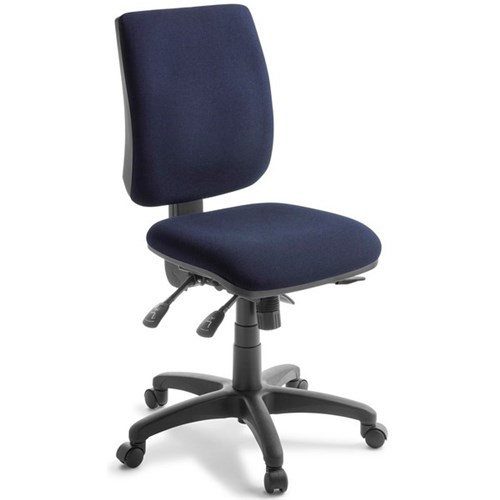 Trapeze Task Chair 3 Lever With Seat Slide Quantum Fabric/Navy