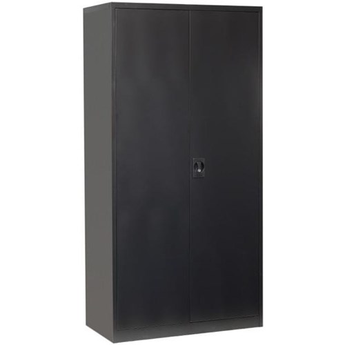 Firstline Stationery Cupboard 1830mm Black Texture