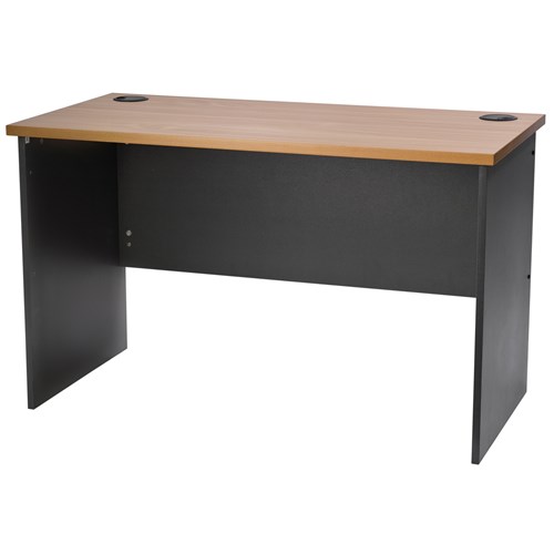 Firstline Single User Desk 1200mm Beech/Ironstone