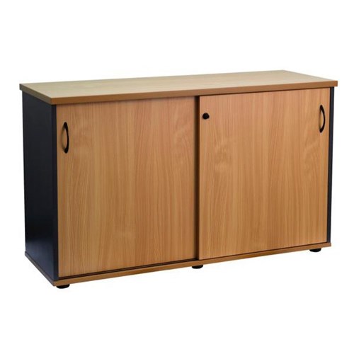 Firstline Credenza 1200x730mm Beech/Ironstone