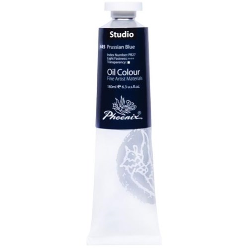 Phoenix Oil Paint 180ml Prussian Blue