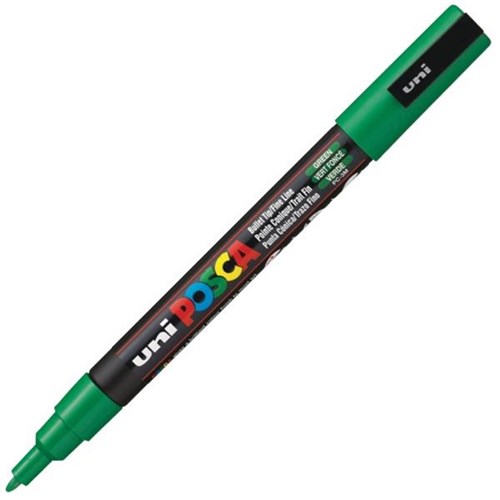 Uni Posca Paint Marker Pen Fine Tip Green
