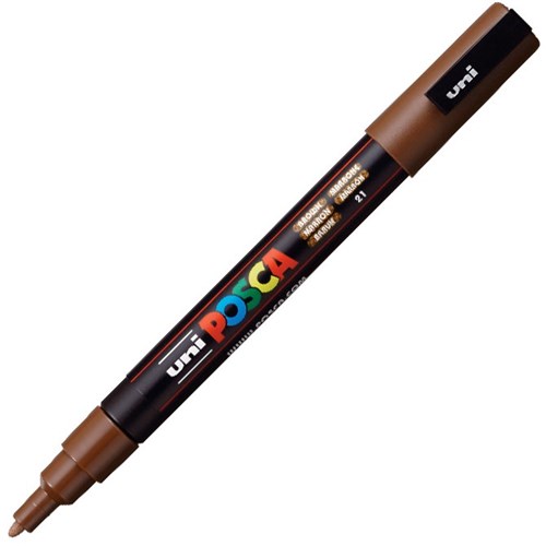 Uni Posca Paint Marker Fine Bullet Tip Brown