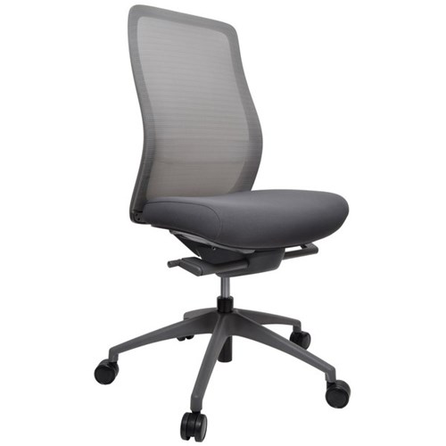 Konfurb Luna Task Chair Mesh Back With Lumbar Grey