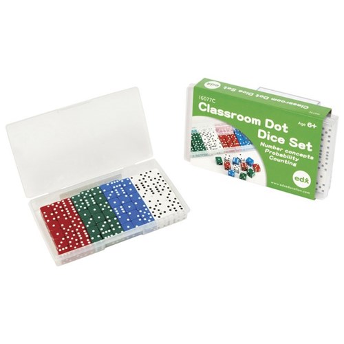 EDX Standard Classroom Dot Dice Set