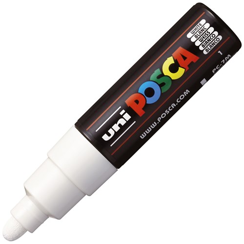 Uni Posca Paint Marker Bold Bullet White