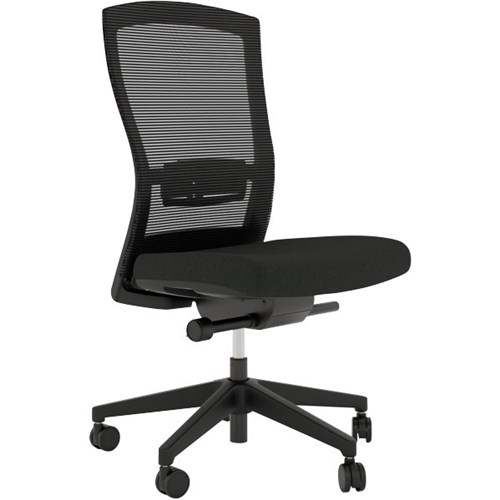 Klever Executive Chair 3D Mesh Back With Lumbar Black/Nylon Base