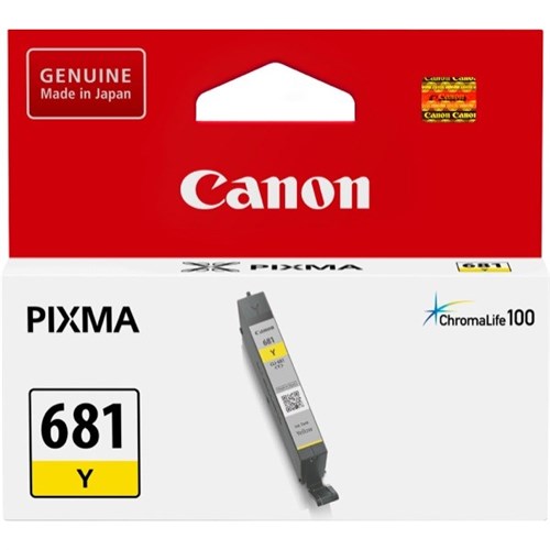 Canon CLI-681Y Yellow Ink Cartridge
