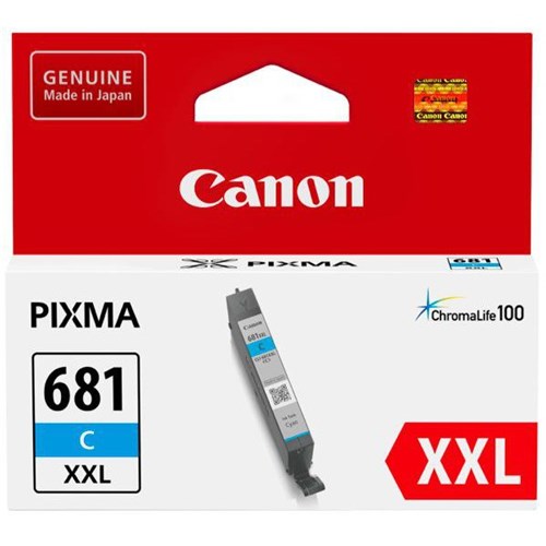 Canon CLI-681XXLC Cyan Ink Cartridge Extra High Yield