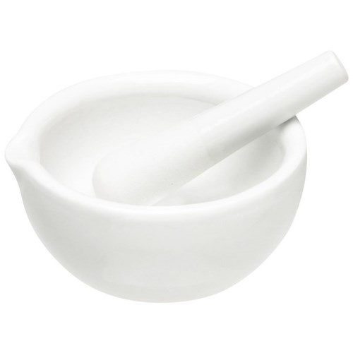 Porcelain Mortar & Pestle 100mm