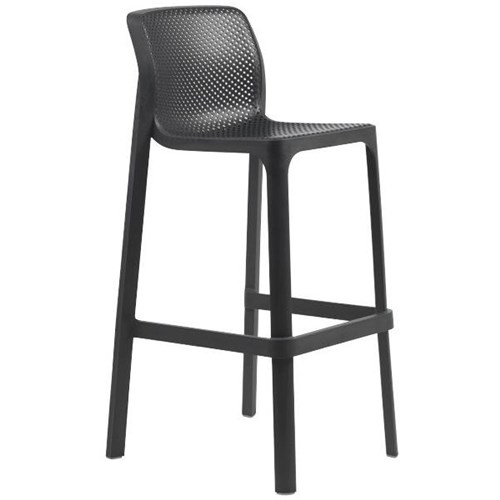 Nardi Net Bar Stool 760mm Charcoal