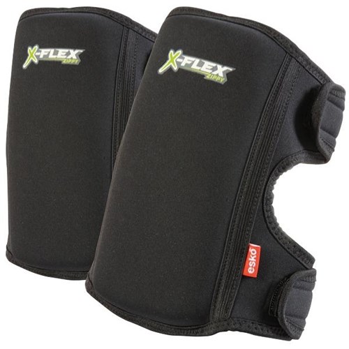 Esko X-Flex Zippy EKPZ Knee Pads Black, Pair