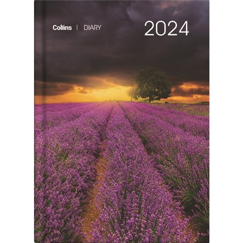 Collins A51 Diary A5 1 Day Per Page 2024 NZ Landscapes Assorted