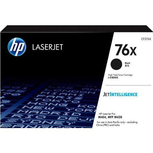 HP 76X Black Laser Toner Cartridge High Yield CF276X