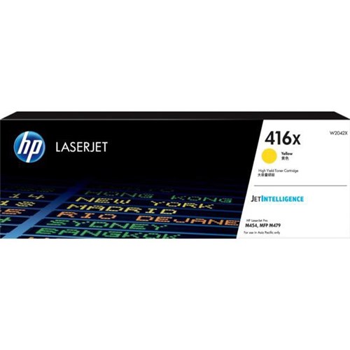 HP 416X Yellow Laser Toner Cartridge W2042X