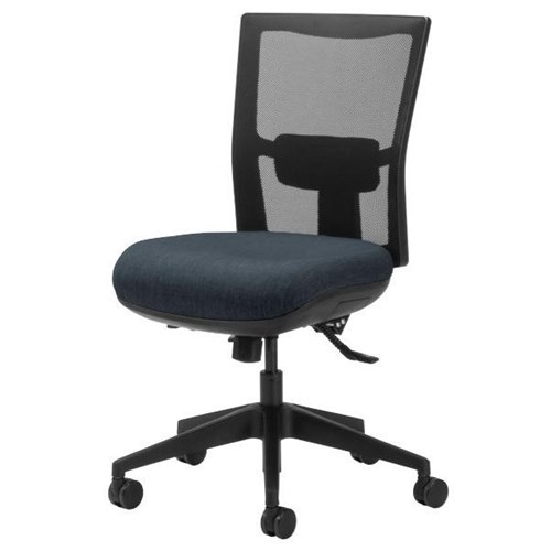 Team Air Heavy Duty Task Chair Mesh Back 3 Lever Keylargo Fabric/Storm