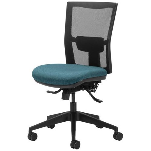 Team Air Task Chair 3 Lever Mesh Back Seat Slide Keylargo Fabric/Atlantic