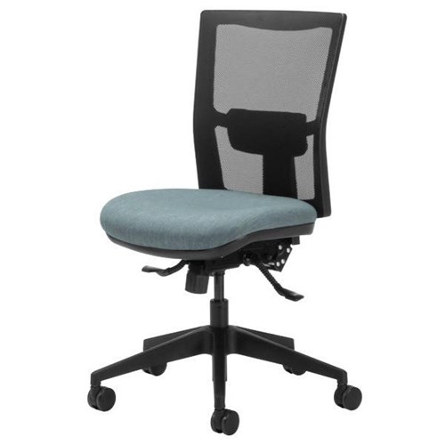 Team Air Task Chair 3 Lever Mesh Back Keylargo Fabric/Sky