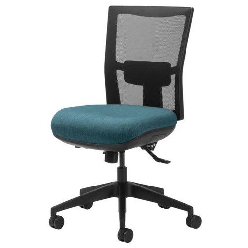 Team Air Heavy Duty Task Chair Mesh Back 3 Lever Keylargo Fabric/Atlantic