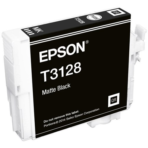 Epson T3128 Matte Black UltraChrome Hi-Gloss2 Ink Cartridge C13T312800