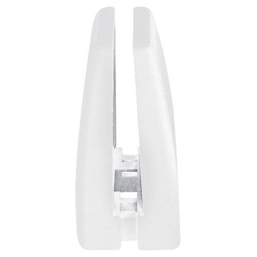 Sylex Cleanscreen Acoustic Between Desk Clamp Accessory White