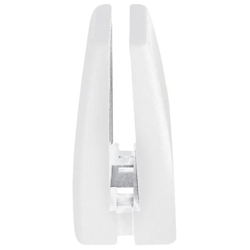 Sylex Cleanscreen Acoustic Between Desk Clamp Accessory White