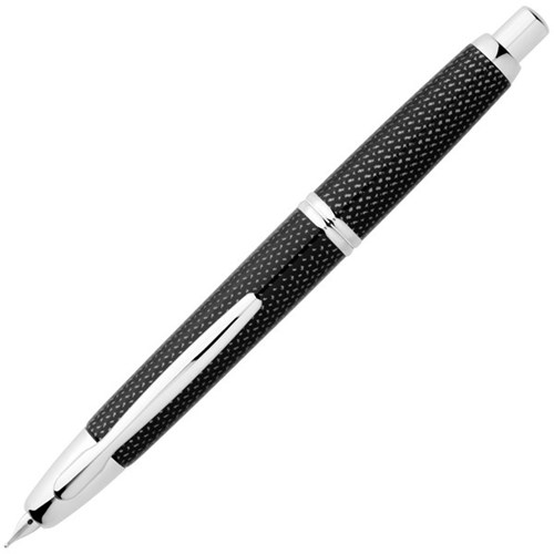 Pilot Capless Fountain Pen Splash Black Barrel Medium Tip