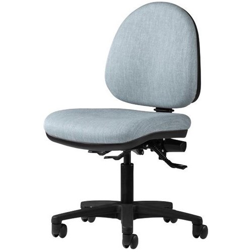 Logic Mid Back 2 Lever Chair Keylargo Fabric/Sky