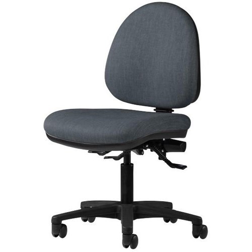 Logic Mid Back 2 Lever Chair Keylargo Fabric/Storm