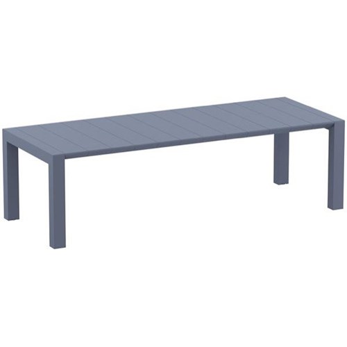 Vomo Polyprop Outdoor Table Large Charcoal