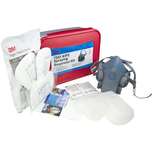 3M™ A1P2 Spraying Respirator Kit 7551 Medium