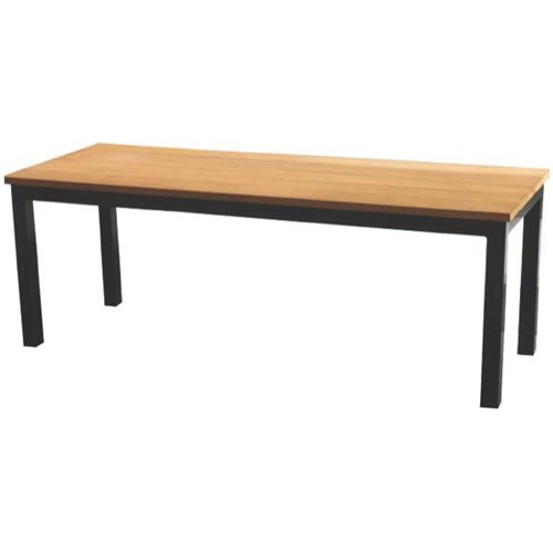 Garapa Outdoor Bench 1800mm Garapa Timber/Stainless Steel