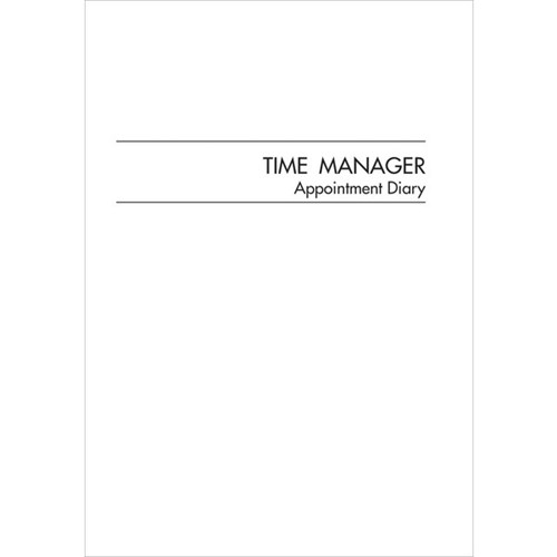 Collins MDA51A 1/4 Hour Time Manager Refill A5 1 Day Per Page 2025 Black