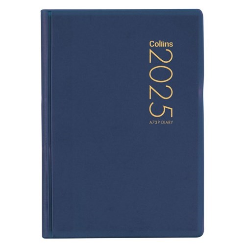 Collins A73P Pocket Diary Week To View 2025 Navy