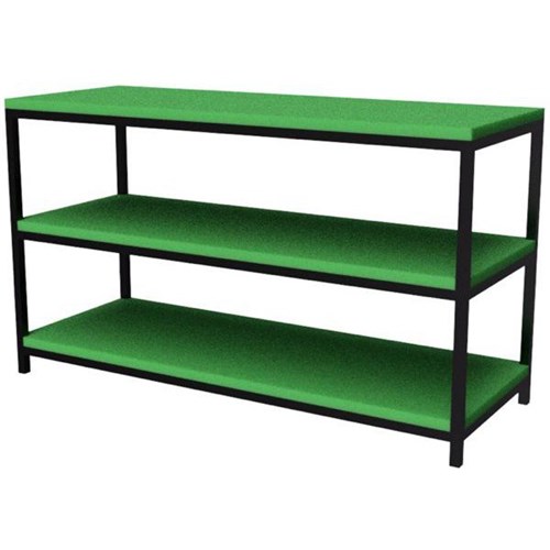 Zealand Bag Rack Shelving Unit Green 800x400x800mm