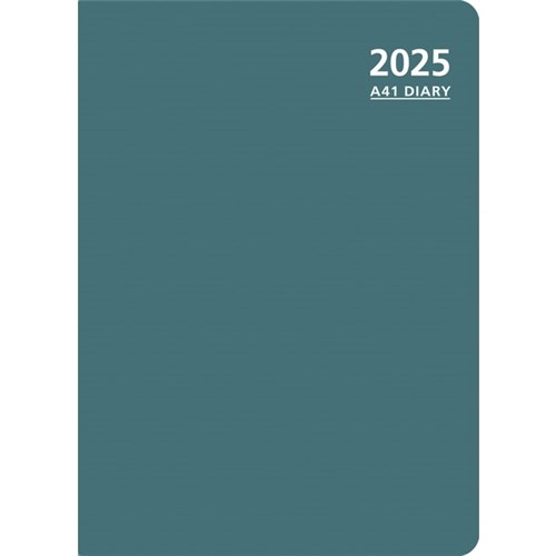 OfficeMax A41 1/2 Hour Appointment Diary A4 1 Day Per Page 2025 Green