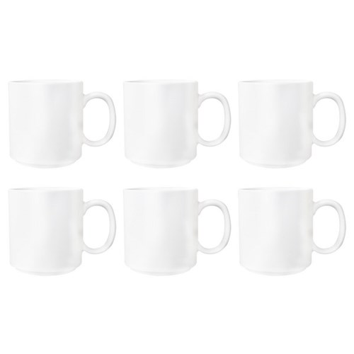 Connoisseur A-La-Carte Stackable Coffee Mug 300ml, Pack of 6