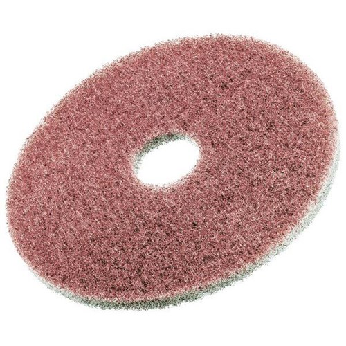 Taski Twister Floor Cleaning Pad 16 Inch Pink, Pack of 2