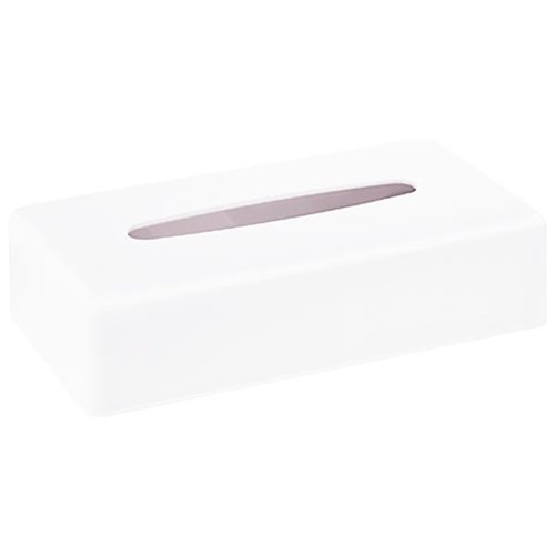 Facial Tissue Dispenser Rectangle White