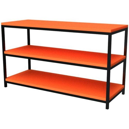 Zealand Bag Rack Shelving Unit Orange 1500x400x800mm