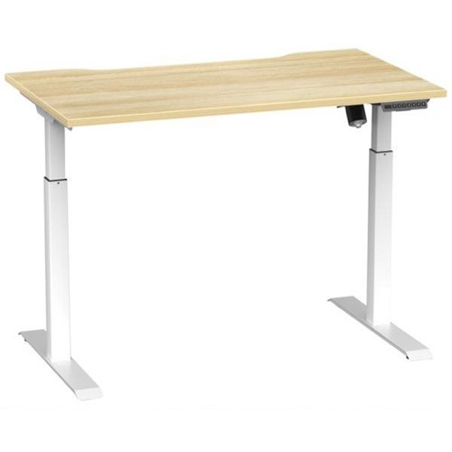 Breeze Active Electric Height Adjustable Desk Bluetooth 1200mm Atlantic Oak/White