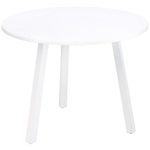 Fiord Meeting Table 800mm Snowdrift/White