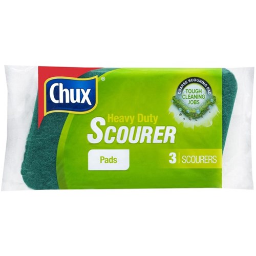 Chux Heavy Duty Scourer Pads, Pack of 3