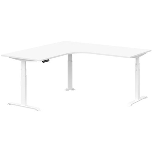 Summit II Electric Workstation 1800mm Snowdrift/White