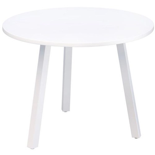 Fiord Meeting Table 1000mm Snowdrift/White