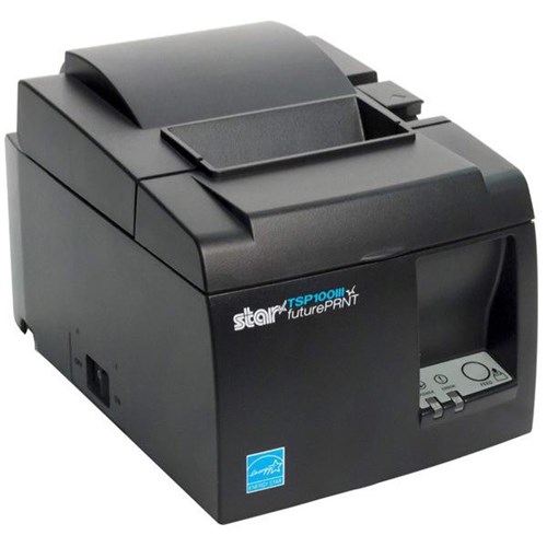 Star Micronics TSP143IIIBI POS Thermal Receipt Printer Bluetooth Grey