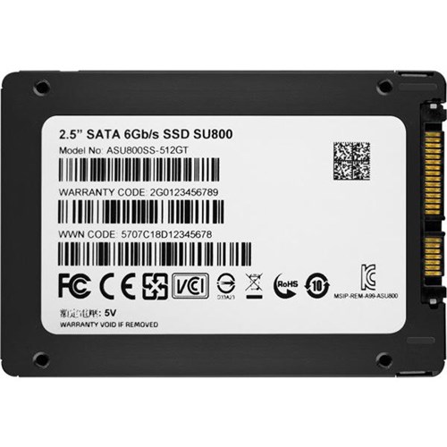 Adata SU800 Ultimate SATA3 2.5 Inch 3D NAND SSD 512GB