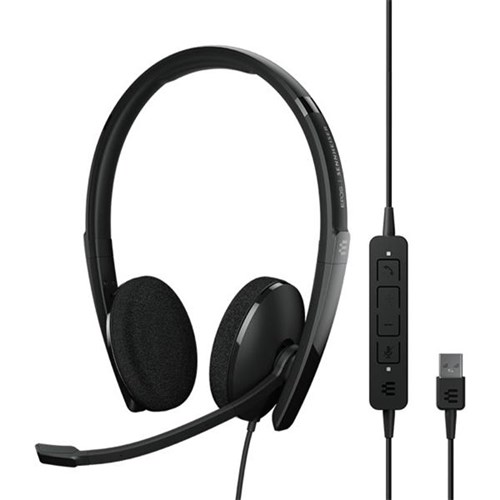 EPOS Sennheiser Adapt 160 USB II Wired Binaural Headset for PC