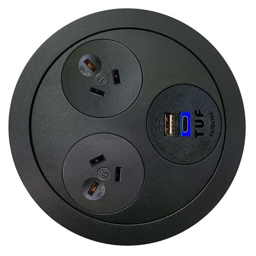 OE Elsafe Pandora Powerboard 2 Socket 1 USB Black